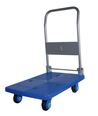 【萬向輪供應300kg鐵板折倒式扶手推車腳輪,塑料平板車,靜音推車】價格,廠家,圖片,手推車,上海芾領五金機電-