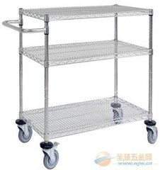 上海不銹鋼線網貨架廠家及其手推車產品價格指南