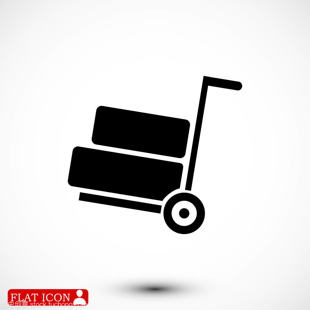 獨輪手推車與行李圖標 功能與設計的象征